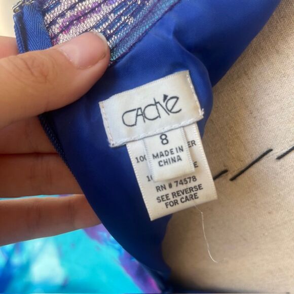 Cache Long Beaded sequin mermaid dress - Picture 8 of 8